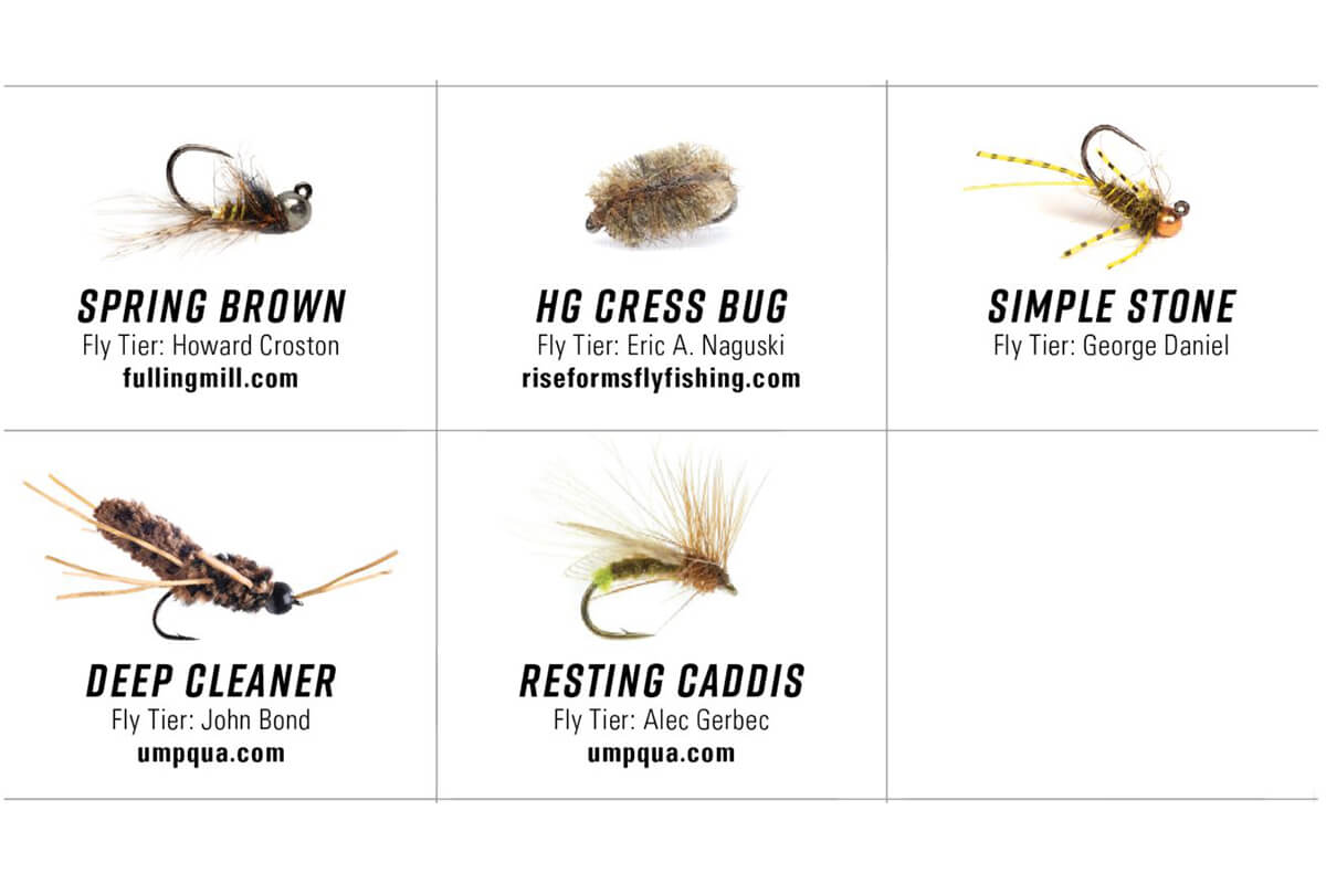 Fishing Art Print Chart of Fly Fishing Gear Caddis Flies Stone Fly