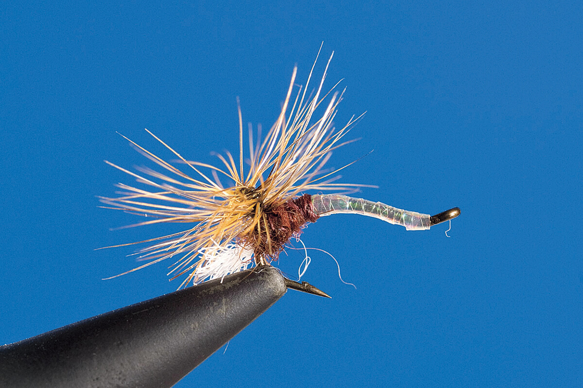 Fly tying a red Midge pattern (Midge fly)How to tie a red midge