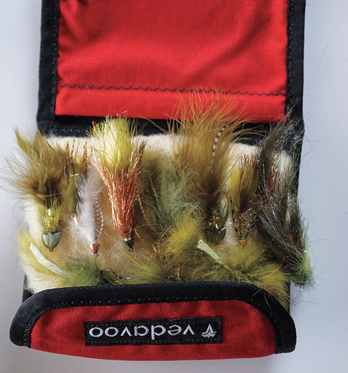 Go-To Streamers boxes with nymphs and mops, tied by @fly_tyer_mike