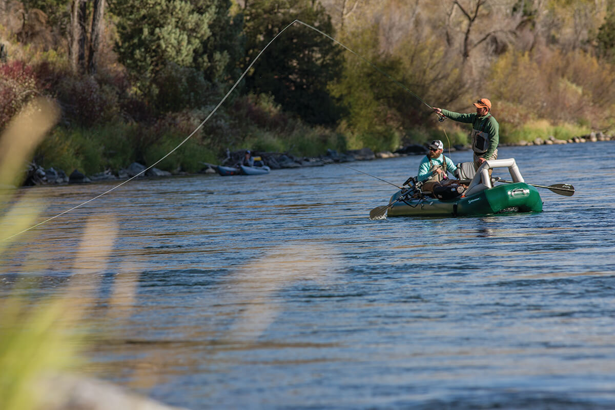 Small Waters Are Great for Belly Boat Fly Fishing