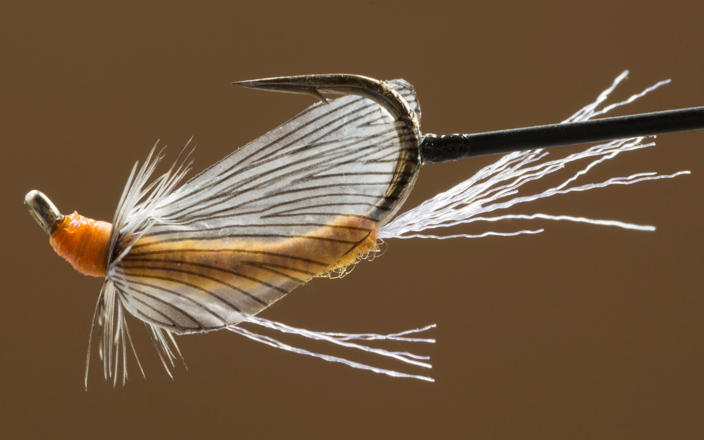 Fly Tying Hareline Tinted Mayfly Tails Black 