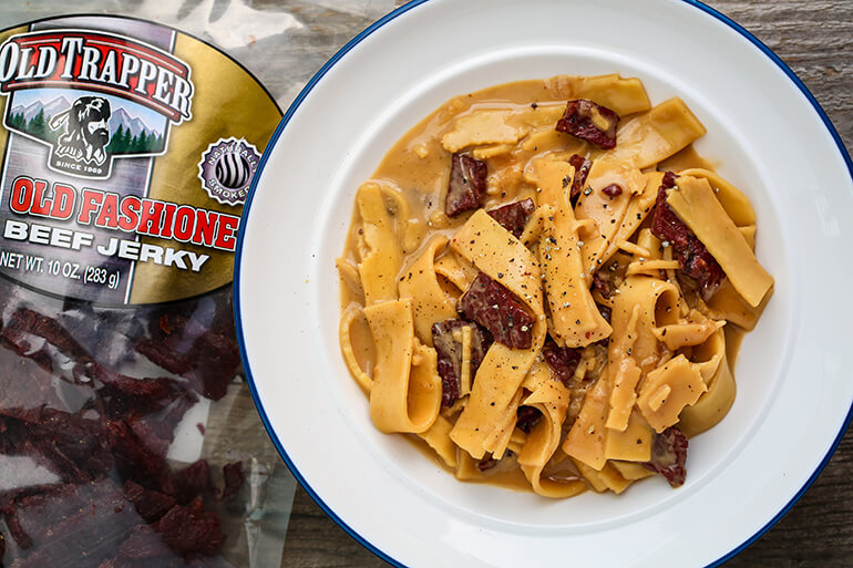 Beef Jerky and Noodles Recipe