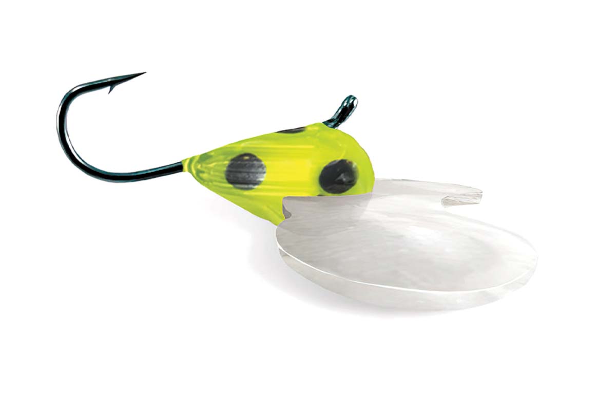 Ice fishing lures, vertical 