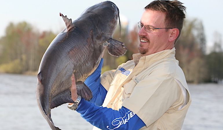 Georgia Angler Catches 70-Pound Catfish on Light Tackle