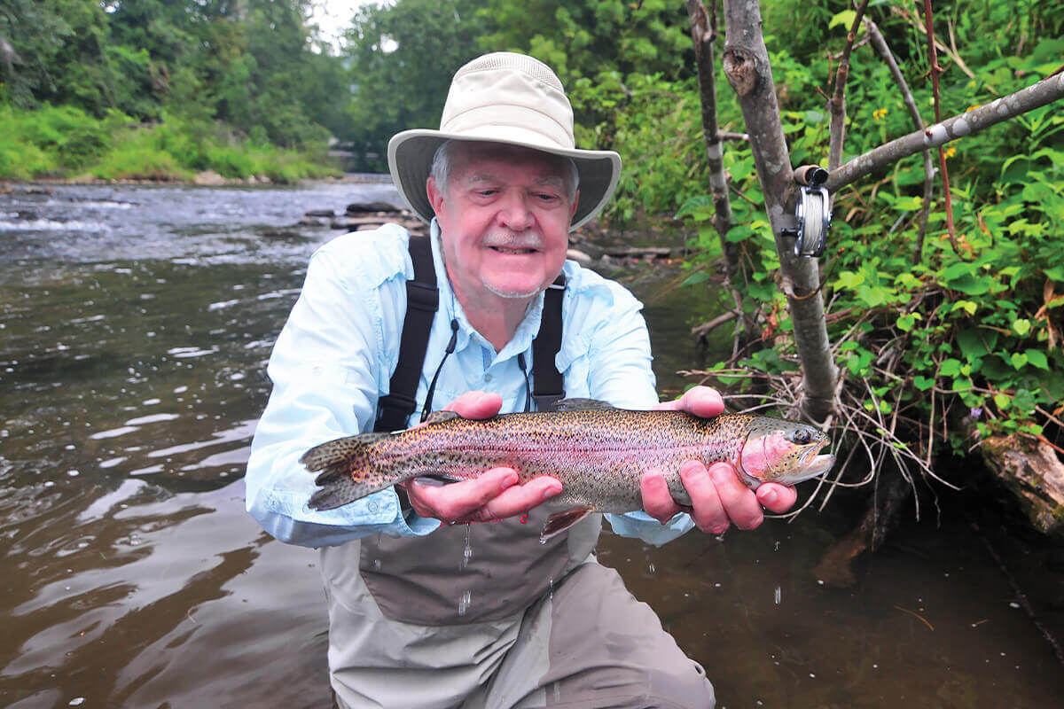 Fly Fishing along the Blue Ridge Parkway in North Carolina 