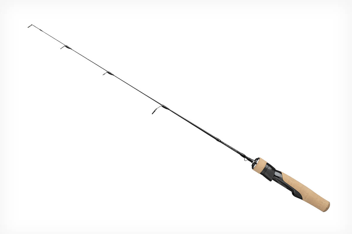 Frabill Ice Hunter 22-Inch Quick Tip Ice Fishing Rod Black