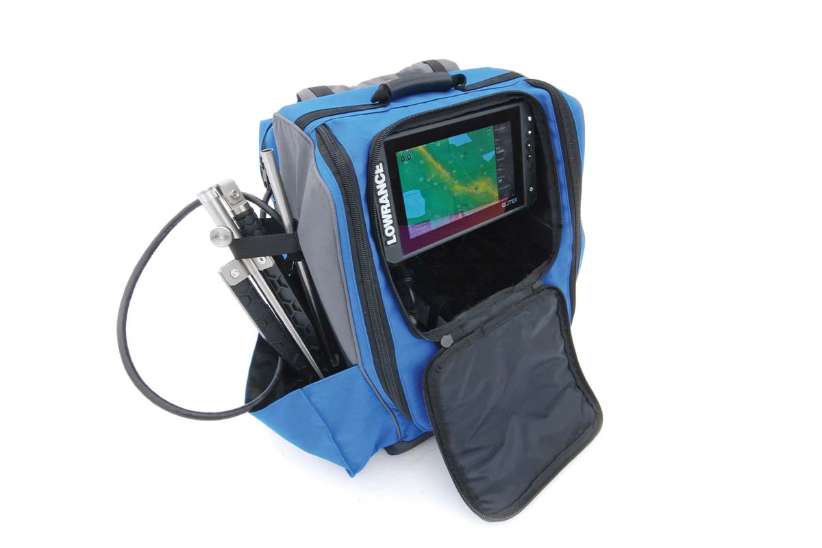 Fish Finder Mounts Ice Fishing Shuttle Bag for Garmin Livescope Fishing 