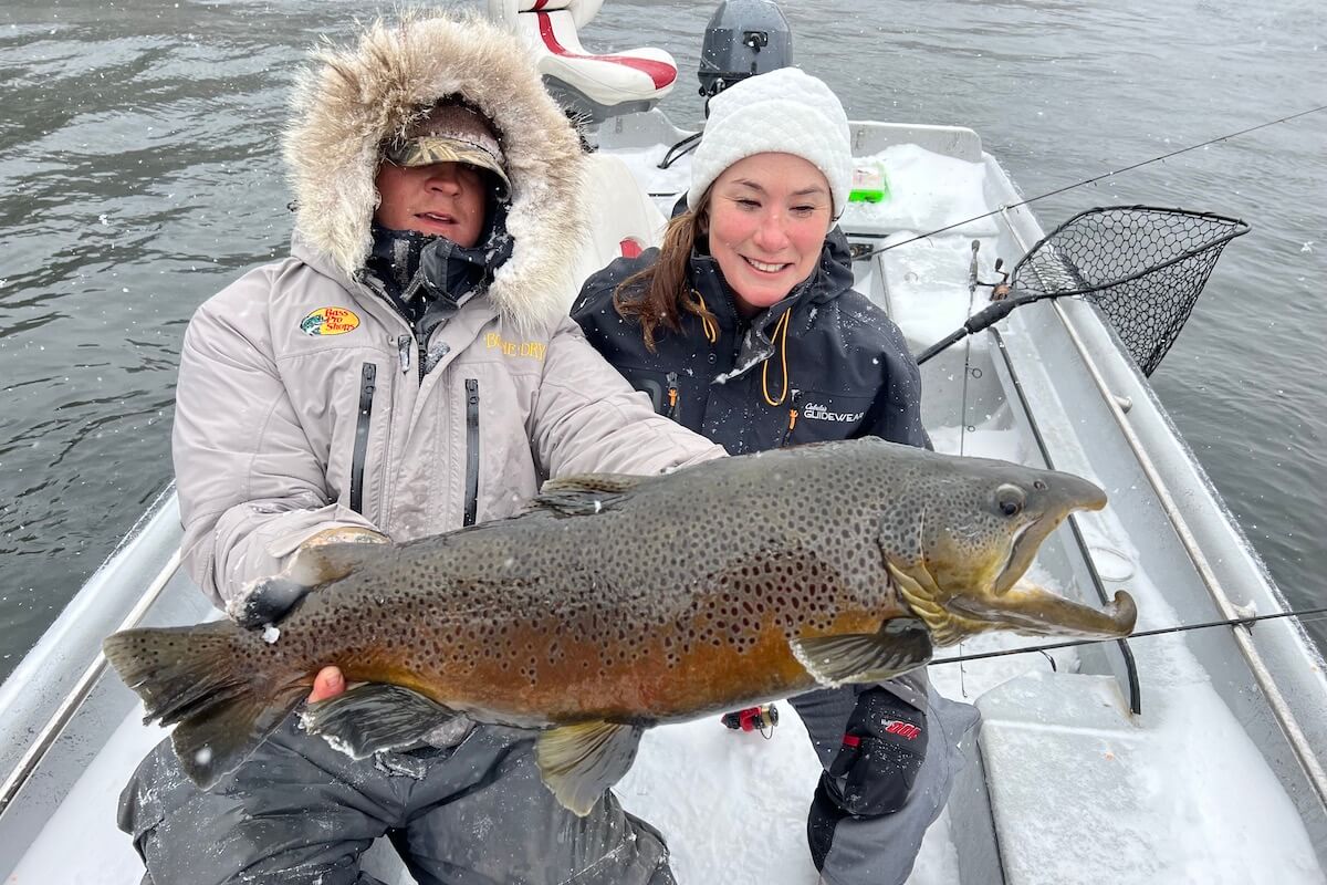 Arkansas Snowstorm Yields Epic White River Brown Trout - Game & Fish