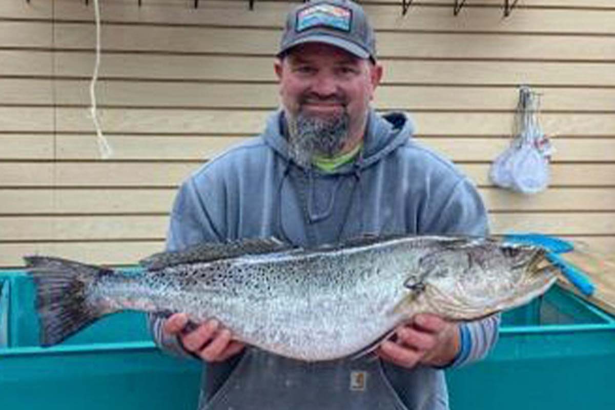 First Bite' Gator Trout Sets North Carolina Fishing Record - Game