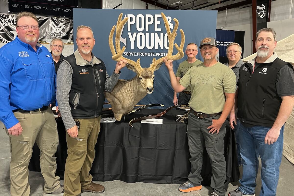 Huge Utah Mule Deer is Typical Velvet Bow World Record