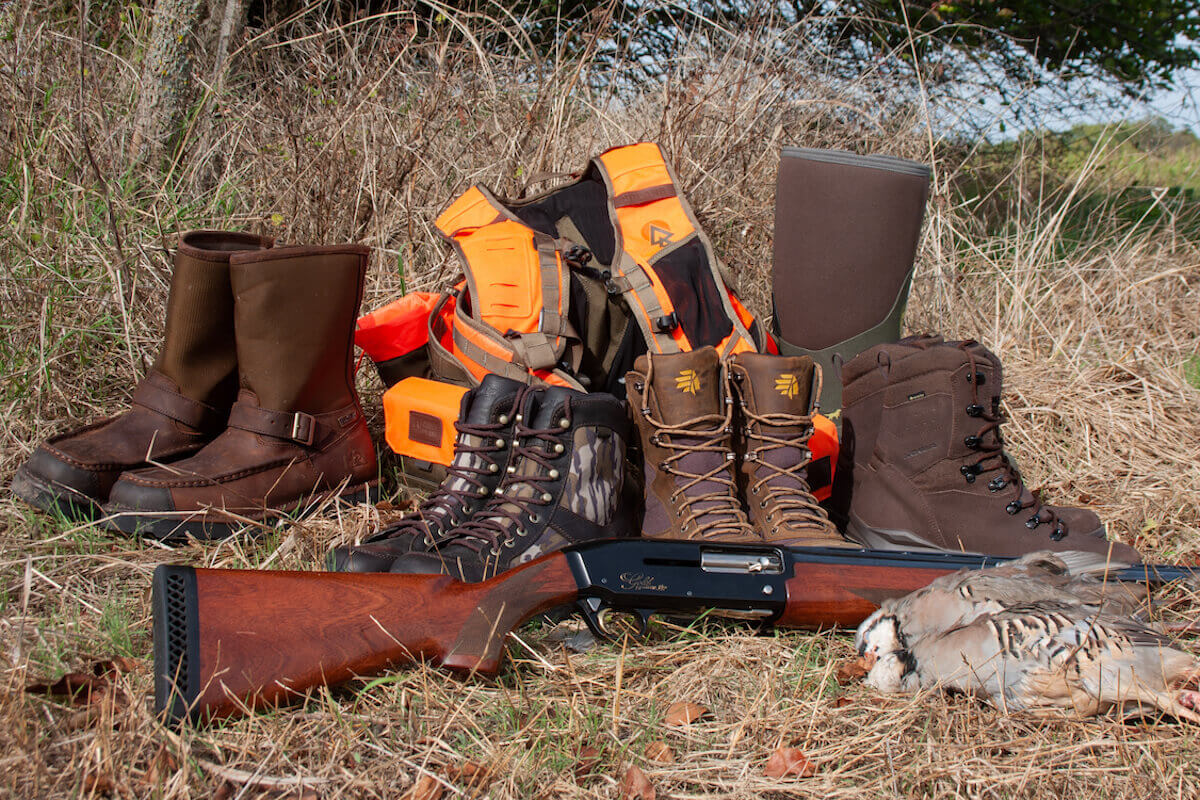 tall leather hunting boots