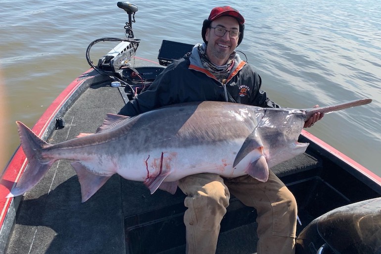 Right Fish, Wrong Day for 'Record' Paddlefish