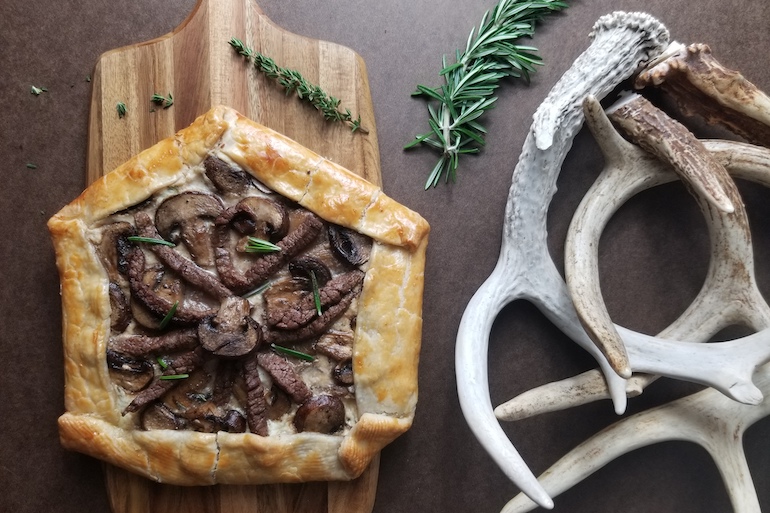 Venison & Mushroom Galette Recipe