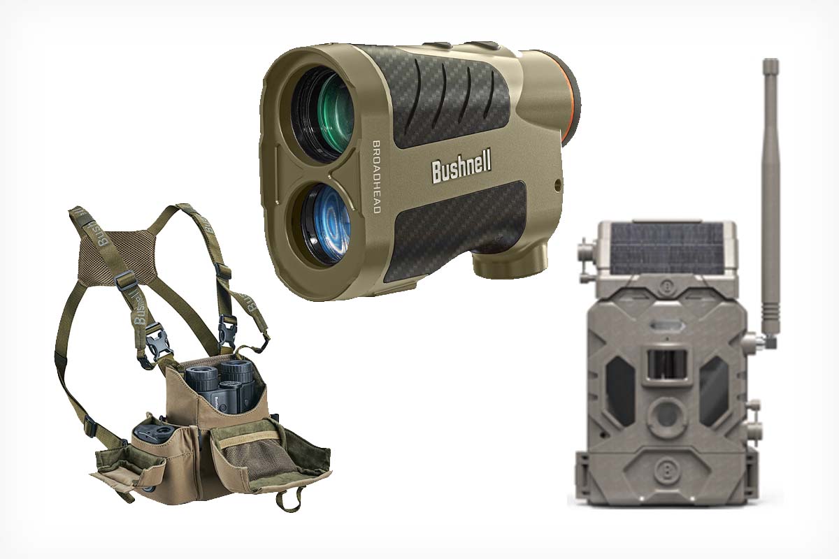Bushnell: Laser Rangefinder, Solar Cell Trail Cam, Harness System