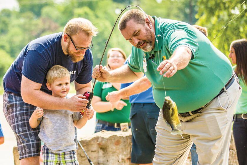 BPS Founder Morris Challenges Families to Get Outside and Fish
