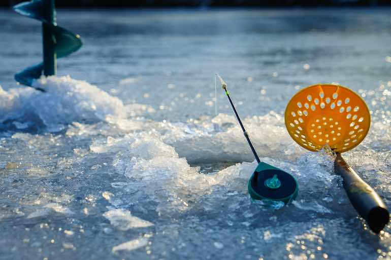 Ice Fishing: Locate Big Bluegills Where They Live - Game & Fish