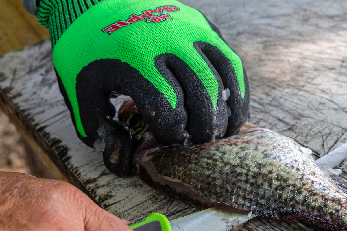 New Fishing Gear: Mr. Crappie Slab-Slanger Gloves from Smith's