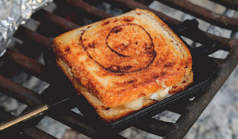 Grilled Cinnamon, Apple and Brie Sandwich Recipe