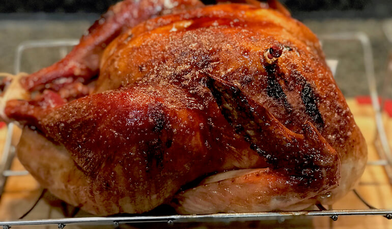 Bourbon-Glazed Holiday Turkey Recipe