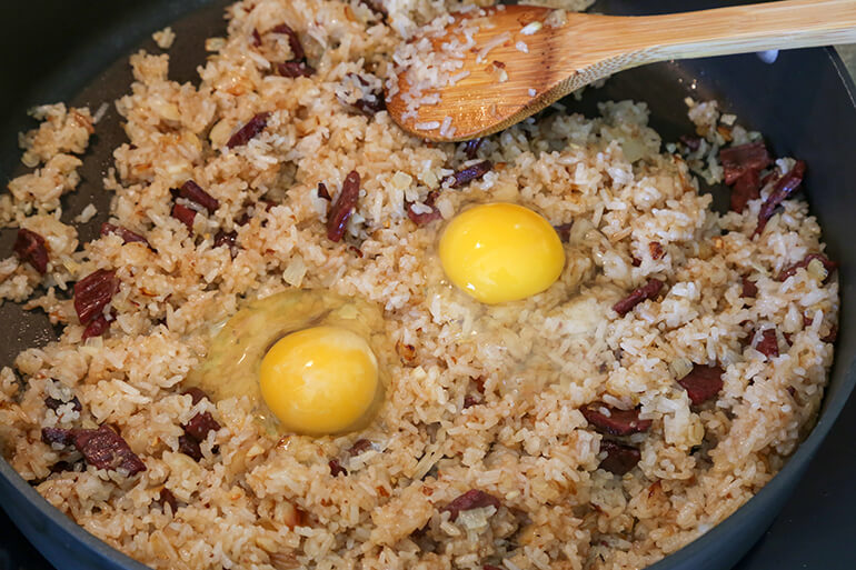 Teriyaki Beef Jerky Fried Rice Recipe
