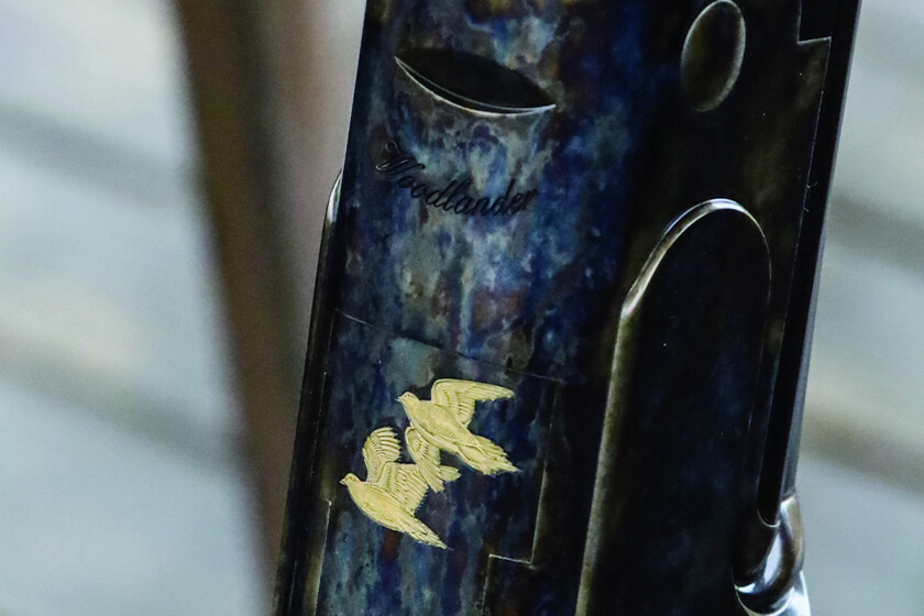 Close up of the Caesar Guerini Woodlander Dove Special