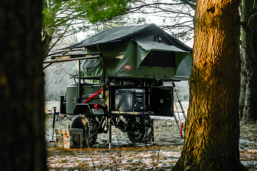 Dedicated bird hunting trailer rig