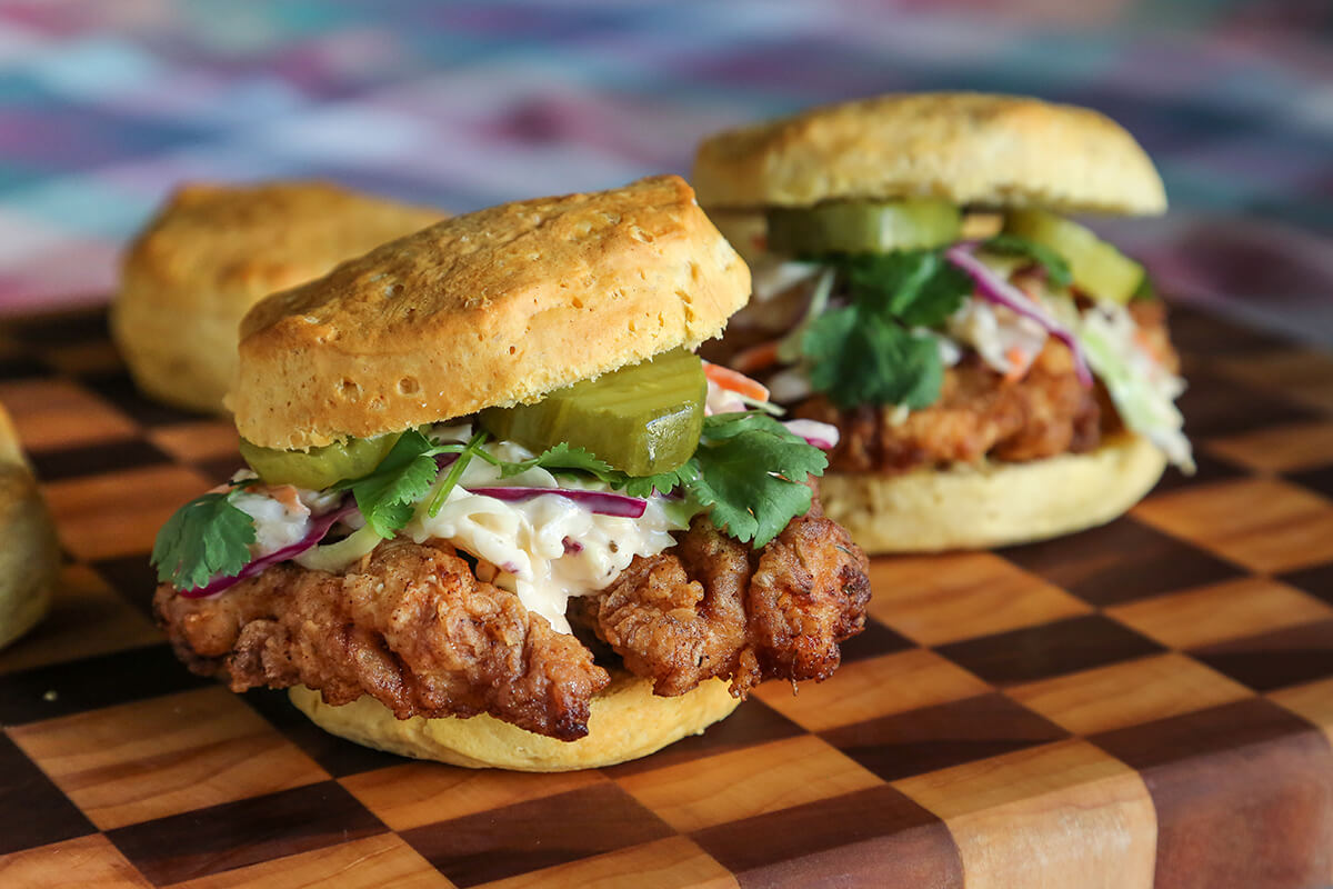 Pheasant and Honey Biscuit Sandwich Recipe