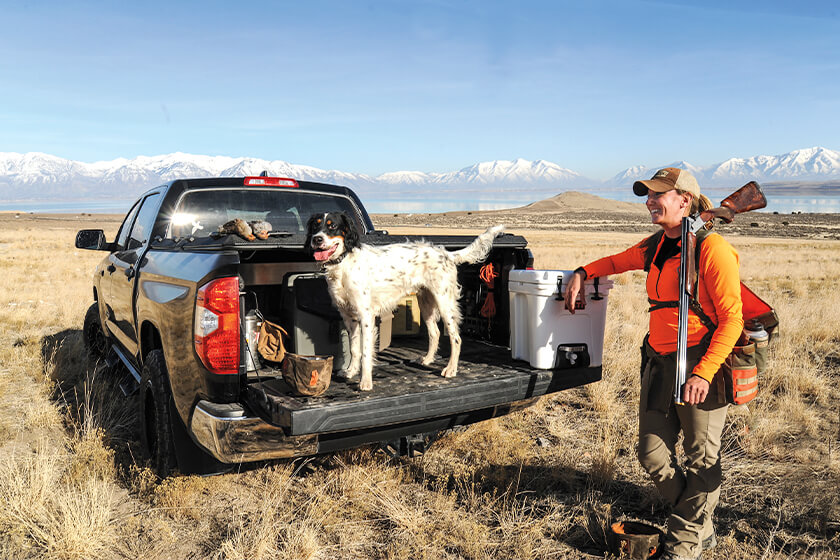 Simple Upland Bird Hunting Truck Rig 