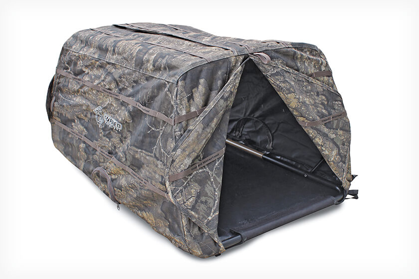 Cupped Waterfowl Hunting Dog Blind