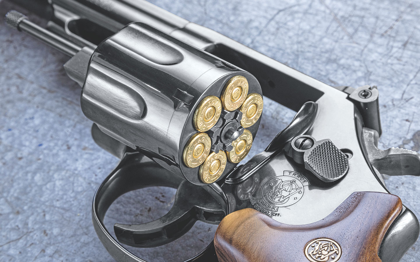 Quadro Arma Revolver Smith E Wesson 19 Calibre 357 Magnum