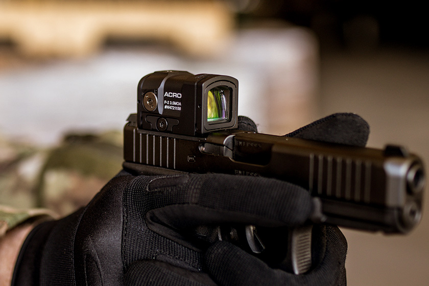 Aimpoint Acro P-2 Red-Dot Optic: Improved LED, Constant-On P - Guns and Ammo