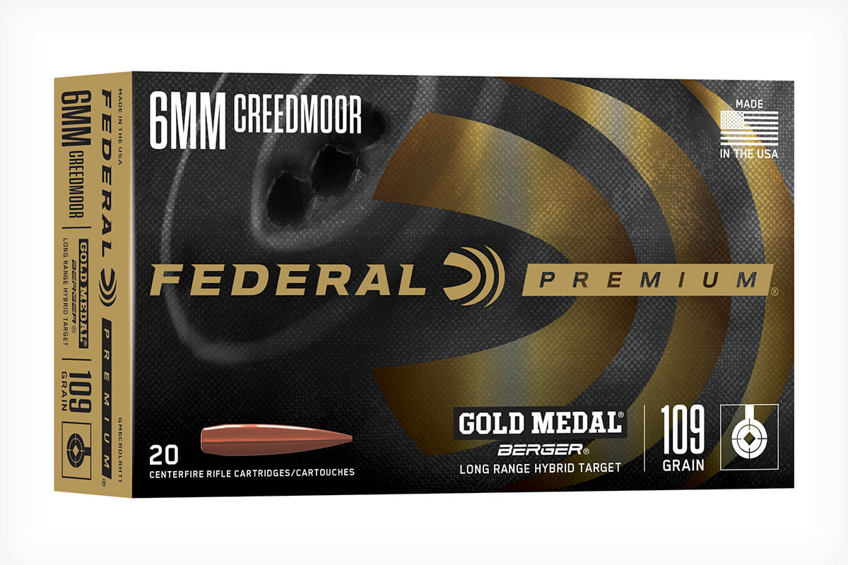 Federal Gold Medal Berger 6mm Creedmoor Ammo: New for 2022