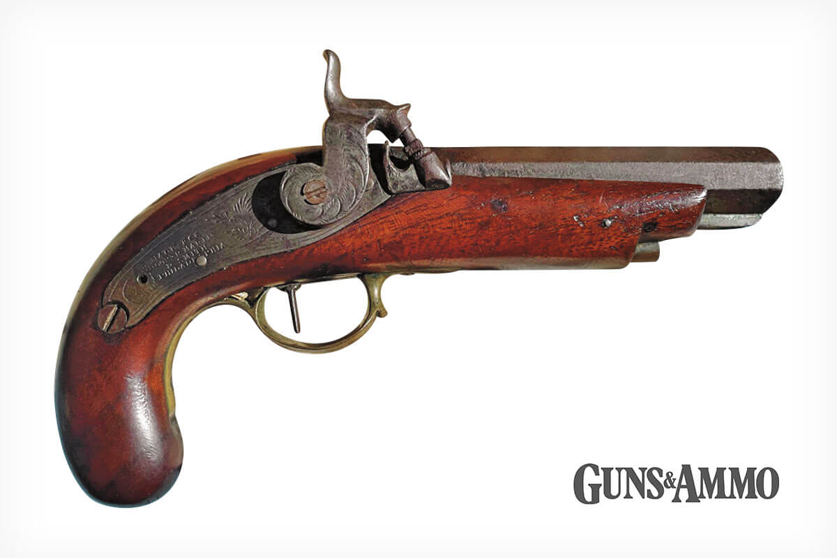 Gun Room: Percussion Pistol Manufactured for Hardware Store - Circa 1845