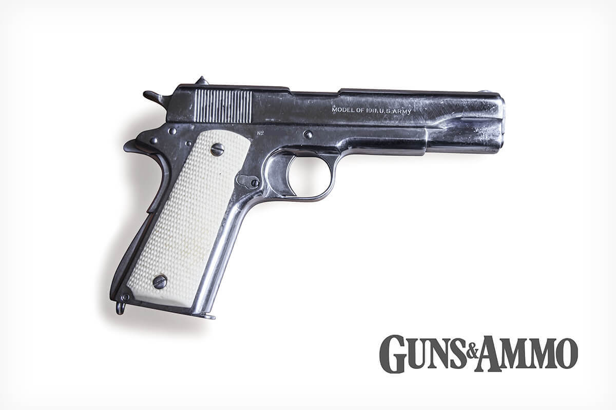 Gun Room: Nickeled Colt M1911 Pistol from World War I
