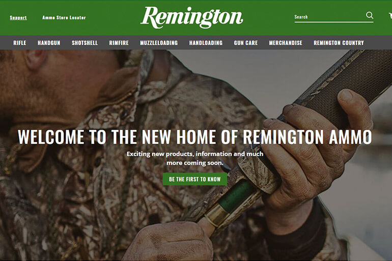 Remington Ammunition Launches New Website