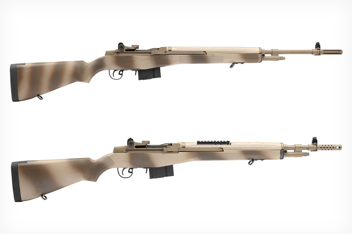 Springfield Armory NBS-Exclusive Two-Tone Desert FDE M1A Rifles: New for 2022