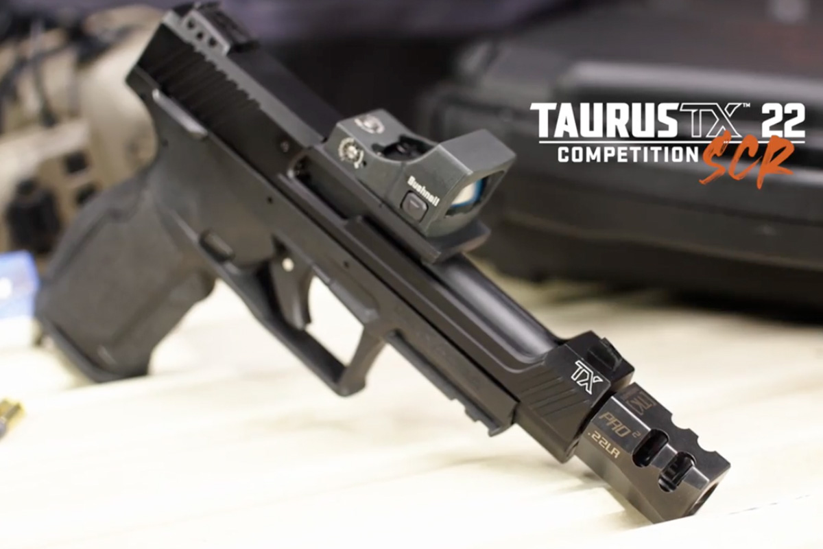 Taurus TX22 Competition Steel Challenge Ready Rimfire Pistol: First Look