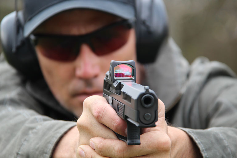 The Easy Way To Make Iron Sights Easier To See - Shooting Times