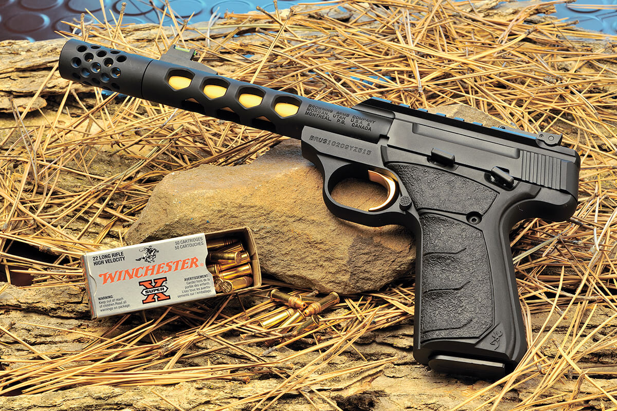 Browning Buck Mark Plus Vision UFX Gold Pistol