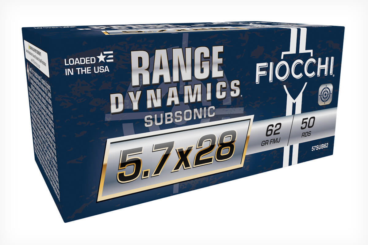 Fiocchi New 5.7x28mm Subsonic Ammo: First Look