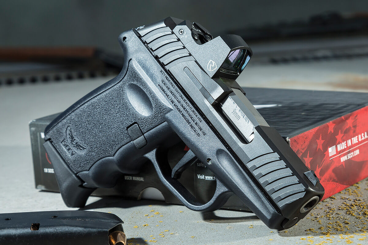 SCCY DVG-1 RD Striker-Fired 9mm Pistol Includes a Red-Dot Sight