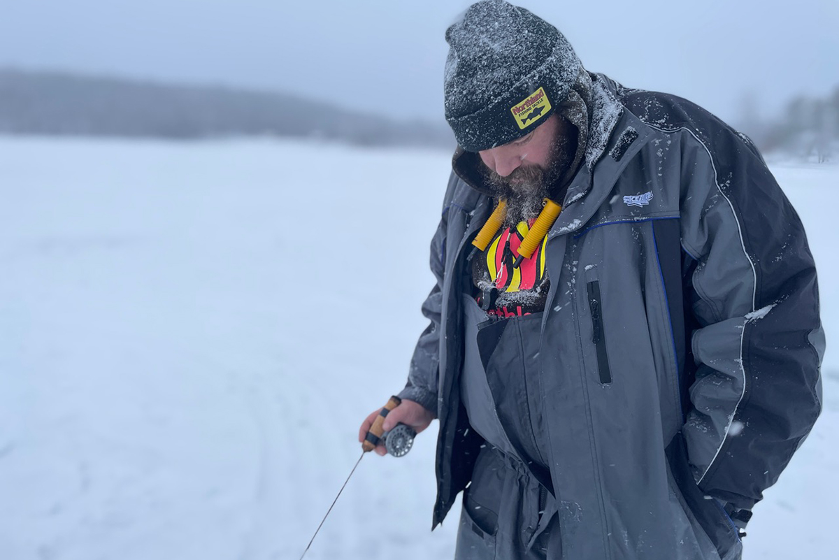 Ice fishing coat sale