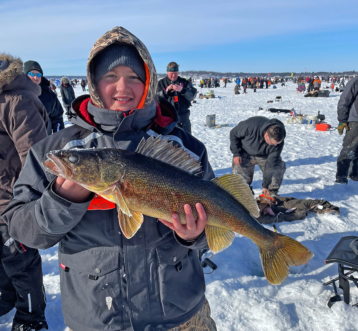 13 Year Old Wins Ice Fishing Tournament - 2023 - In-Fisherman
