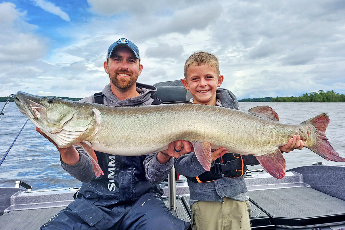 father and son muskie