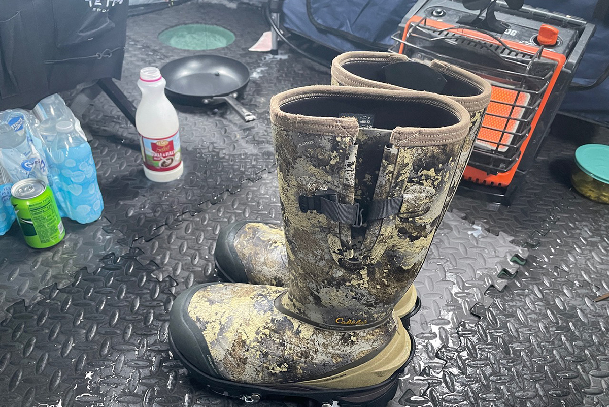 Cabela's ice clearance fishing boots