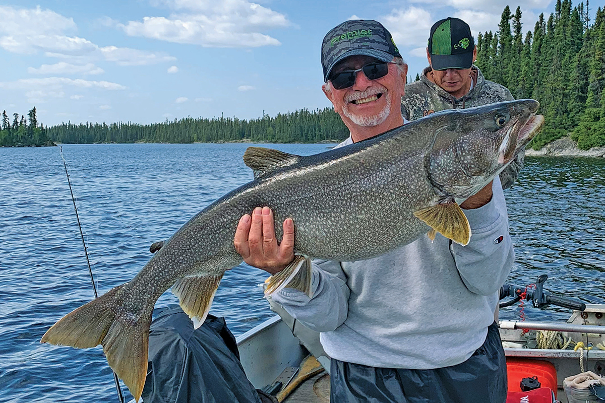 lake trout at Laurie River Lodge