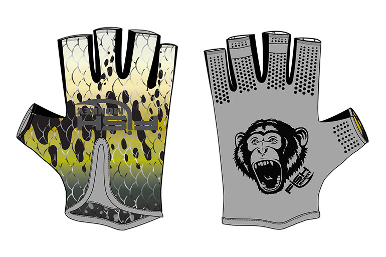 Fish Monkey FM11 Half-Finger Guide Gloves 