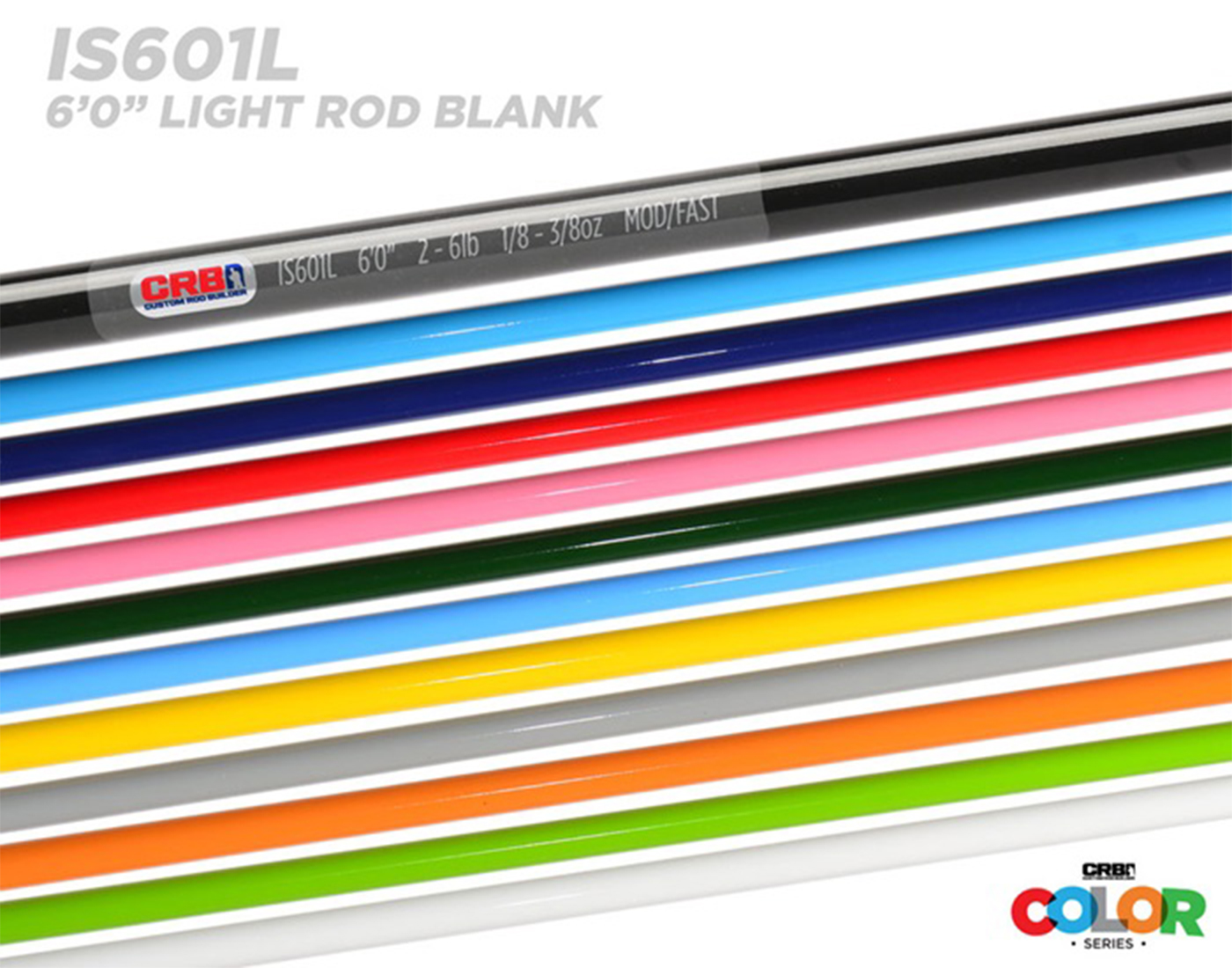 CRB 5'6" Light Color Series Rod Blank IS561L 