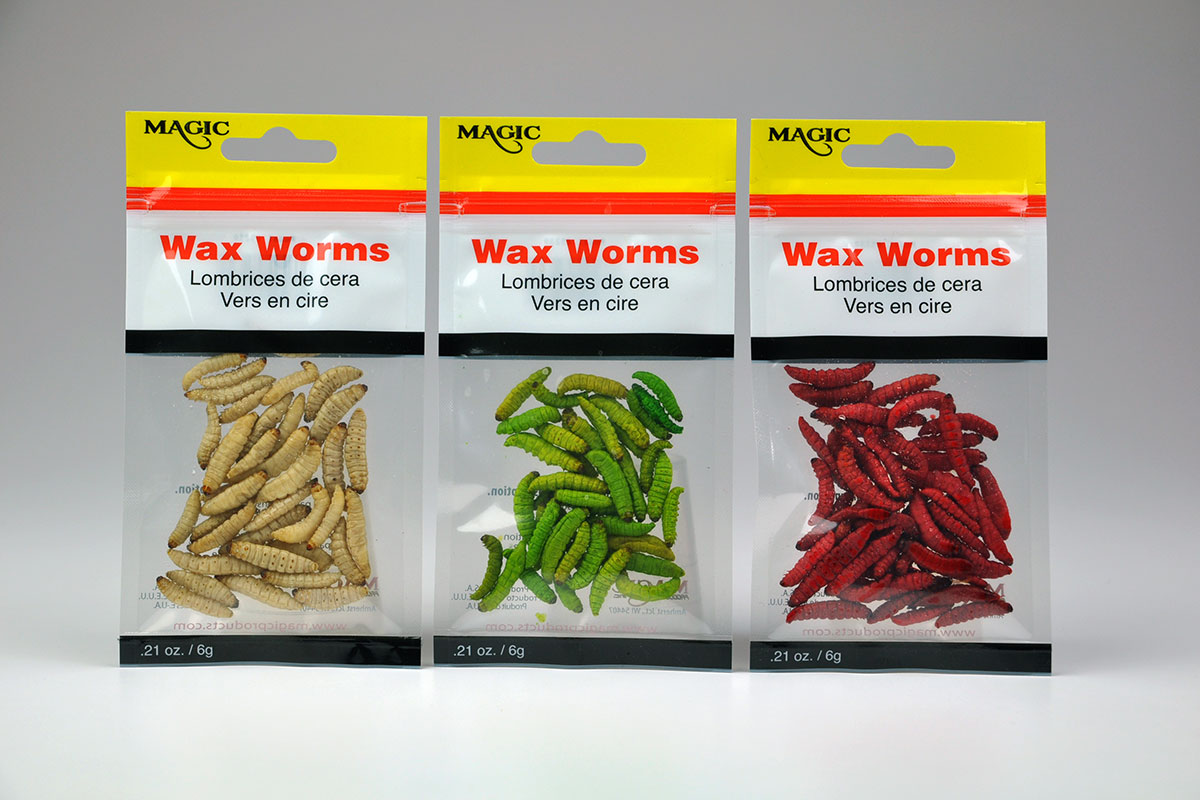 Fishing Gear: Magic Products Preserved Wax Worms