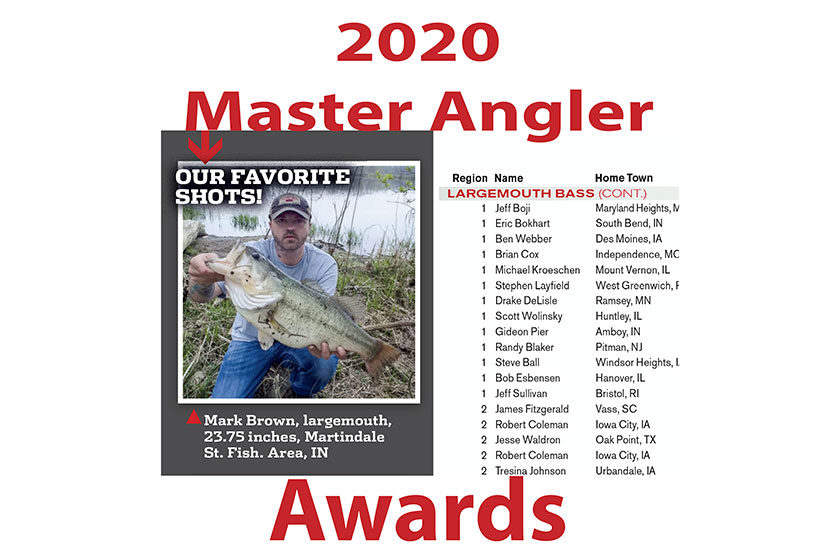 Master Angler - Records, Highlights & Featured Catches - In-Fisherman